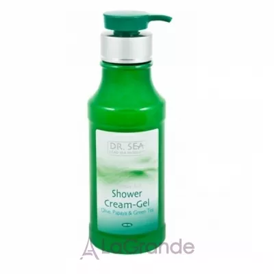 Dr. Sea Shower Cream-Gel Olive, Papaya & Green tea   -     ,    , 400 