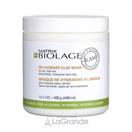 Matrix Biolage RAW Re-Hydrate Clay Mask ����� � ������ ��� ������� ����� �����