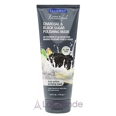 Freeman Feeling Beautiful Charcoal & Black Sugar Polishing Mask ����� ��� ���� 
