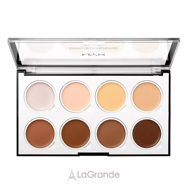 NYX Professional Makeup Highlight & Contour Cream Pro Palette ������� ��� ������������