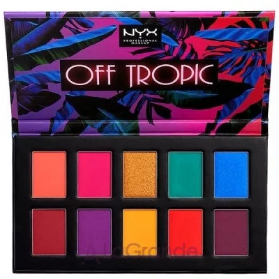NYX Professional Makeup Off Tropic Shadow Palette  