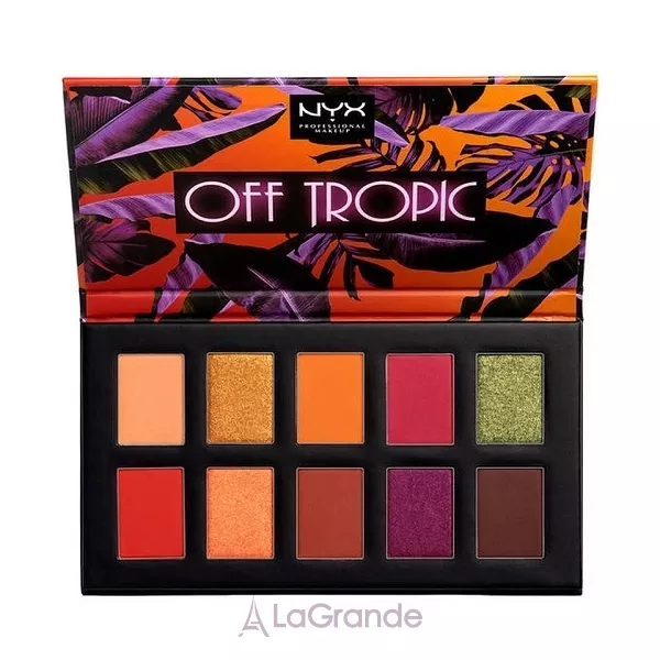 NYX Professional Makeup Off Tropic Shadow Palette ������� ����