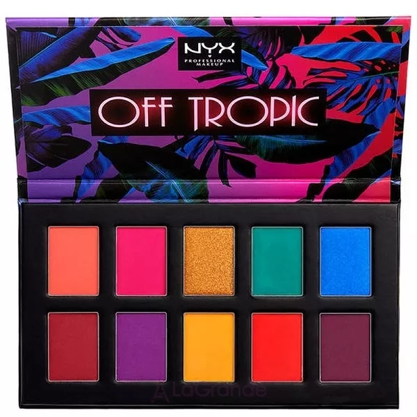 NYX Professional Makeup Off Tropic Shadow Palette ������� ����