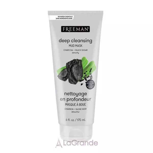 Freeman Feeling Beautiful Charcoal & Black Sugar Mud Mask �������� ����� � ����� � ������ �������