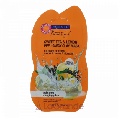 Freeman Feeling Beautiful Sweet Tea & Lemon Peel-Away Clay Mask      