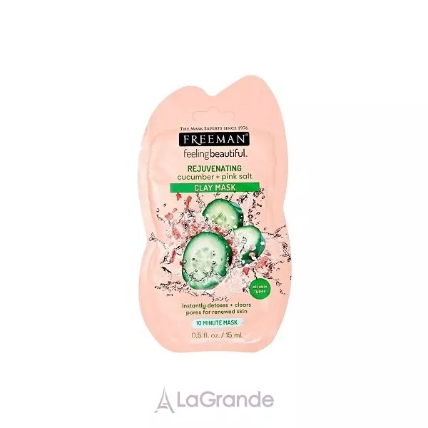 Freeman Feeling Beautiful Cucumber + Pink Solt Clay Mask �������� ����� ��� ���� 