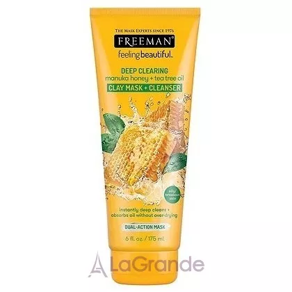 Freeman Feeling Beautiful Manuka Honey + Tea Tree Oil Clay Mask Cleanser �������� ����� ��� ���� 