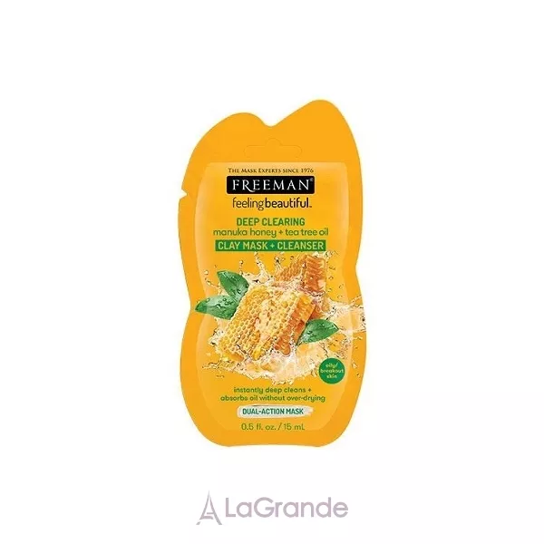 Freeman Feeling Beautiful Manuka Honey + Tea Tree Oil Clay Mask Cleanser �������� ����� ��� ���� 
