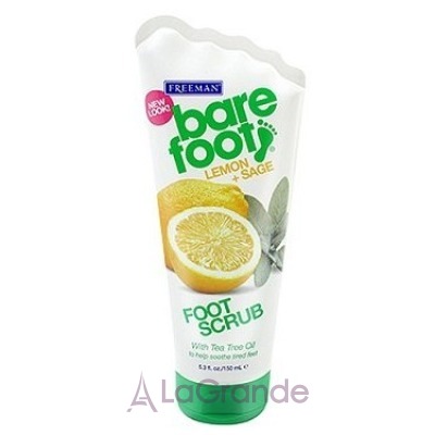 Freeman Bare Foot Lemon + Sage Foot Scrub    