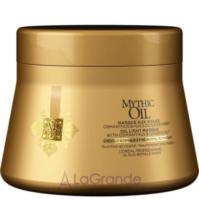 L'Oreal Professionnel Mythic Oil Masque For Normal To Fine Hair    