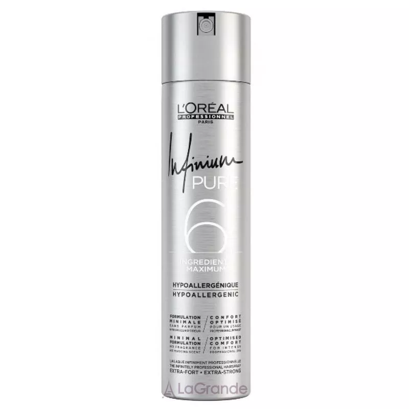 L'oreal Professionnel Infinium Pure Extra Strong Hairspray ��� ������������ �������� ��� ������