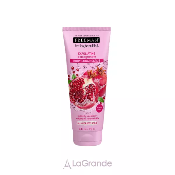 Freeman Feeling Beautiful Pomegranate Body Sugar Scrub �������� ����� ��� ���� 