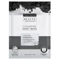 Freeman Beauty Infusion Cleansing Sheet Mask Charcoal + Probiotics �������� ��������� ����� "����� � ����������"