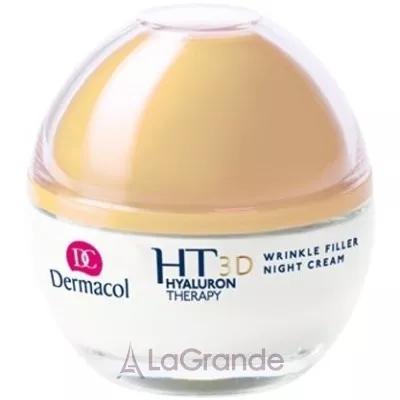 Dermacol Hyaluron Therapy 3D Wrinkle Filler Night Cream ͳ    