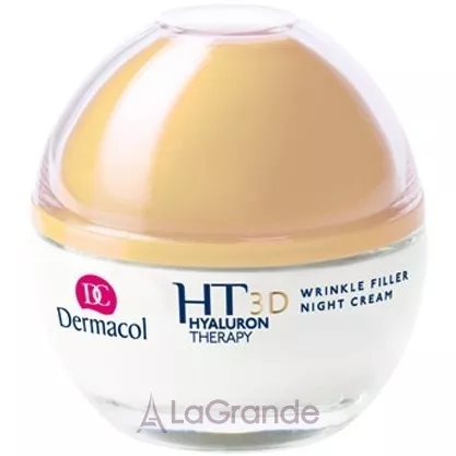 Dermacol Hyaluron Therapy 3D Wrinkle Filler Night Cream ������ ���� � ������������ ��������