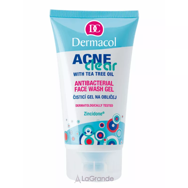 Dermacol AcneClear Antibacterial Face Wash Gel ���� ��� �������� ��� ���������� ����, �������� � ����