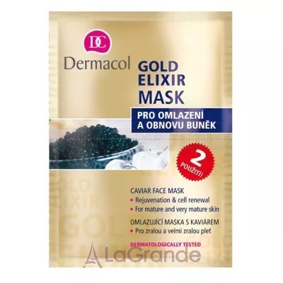 Dermacol Gold Elixir Rejuvenating Caviar Face Mask   , ,   
