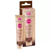 Dermacol Sun Cream & Lip Balm SPF30 Set ����� (���� ��� ������ 30 �� + ������� ��� ��� 3.2 ��)