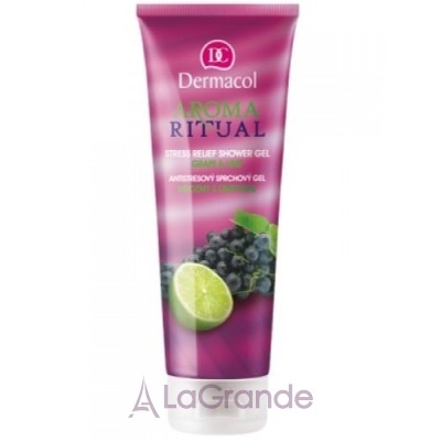 Dermacol Body Aroma Ritual Stress Relief Shower Gel Grape & Lime     