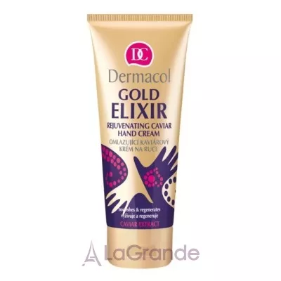 Dermacol Gold Elixir Rejuvenating Caviar Hand Cream     ,     