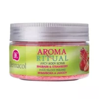 Dermacol Aroma Ritual Juicy Body Scrub Rhubarb & Strawberry ����� ��� ����, ��������������, "������ � ��������"