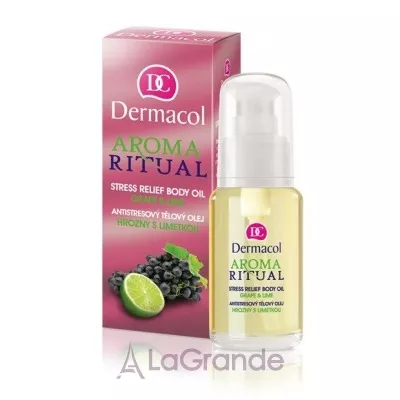 Dermacol Stress Relief Body Oil Grape & Lime     