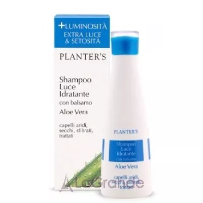 Planter's Shampoo Extra Luminosity and Silkiness Aloe Vera -      