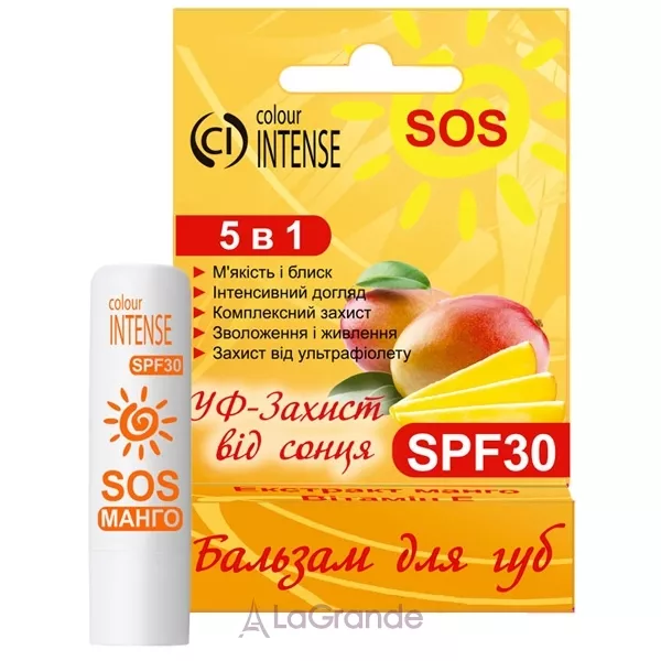 Colour Intense SOS Lip Balm SPF30 ������� ��� ��� 5 � 1