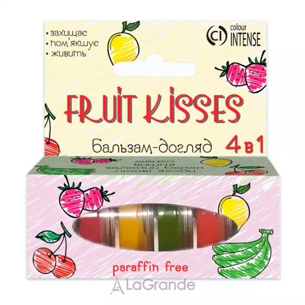 Colour Intense Fruit Kisses Lip Balm ��������� �������-������ ��� ��� 4�1