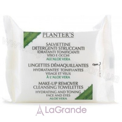 Planter's Aloe Vera Make-up Remover Cleansing Towelettes         