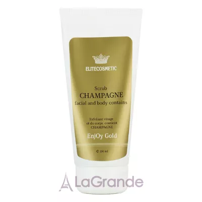 Elitecosmetic Face and body Scrub with Champagne        