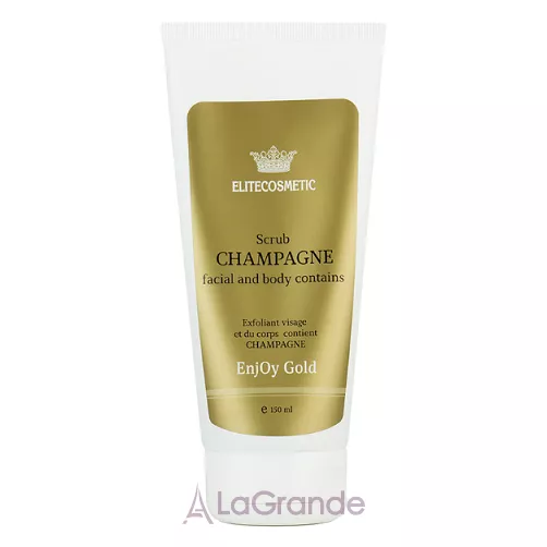 Elitecosmetic Face and body Scrub with Champagne ����� ��� ������� �� ��� � ������������� ������������