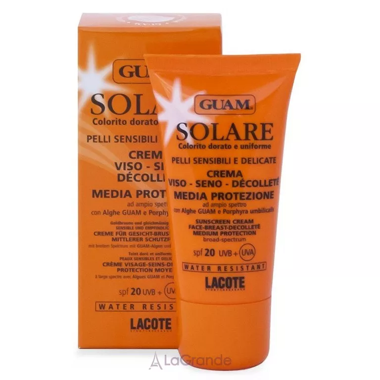 Guam Solare Viso Collo Seno SPF 20 ������������� ���� ��� ������� �� �������� �������� ������ �� SPF 20
