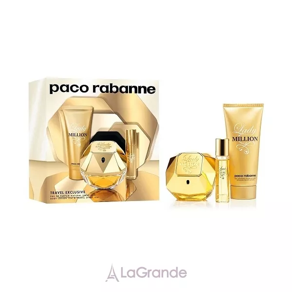 Paco Rabanne Lady Million ���� (����������� ���� 80 �� + ������� 5 �� + ������� ��� ��� 100 ��)