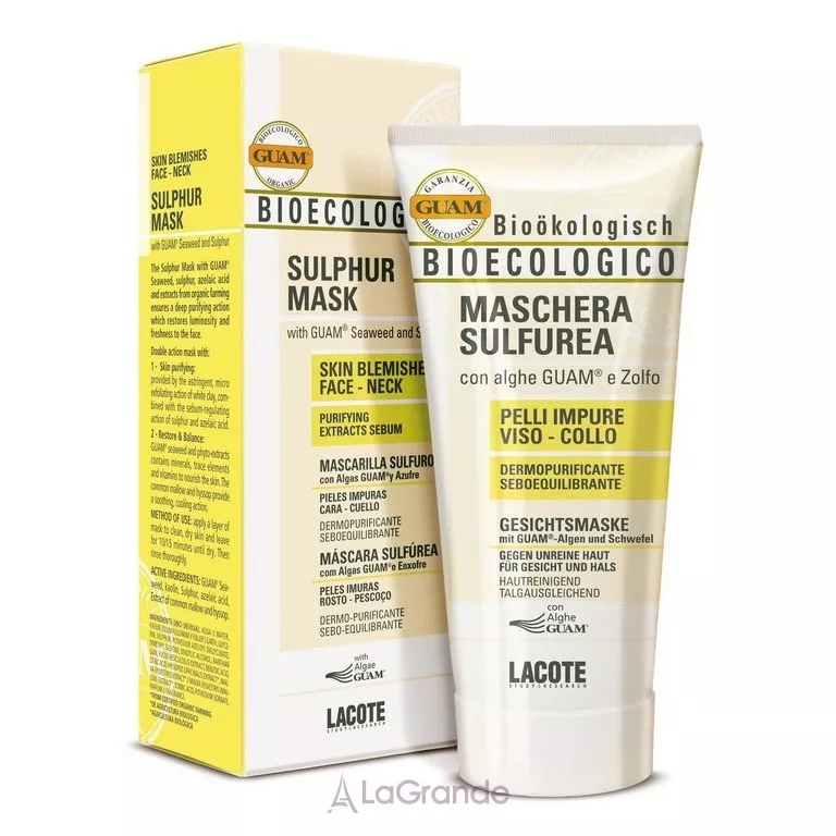 GUAM BioEcologico Maschera Sulfurea ����������� ����� ������������� ��� �������