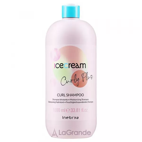 Inebrya Ice Cream Curly Plus Curl Shampoo ������� ��� �������� ����� � ����� � ���������� ��������