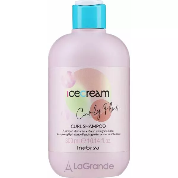 Inebrya Ice Cream Curly Plus Curl Shampoo ������� ��� �������� ����� � ����� � ���������� ��������