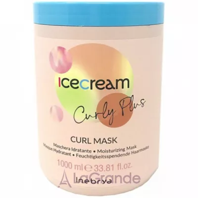 Inebrya Ice Cream Curly Plus Curl Mask    ,     
