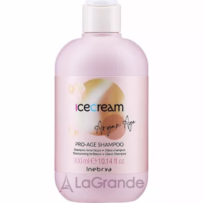 Inebrya Ice Cream Pro Age Shampoo Argan oil       