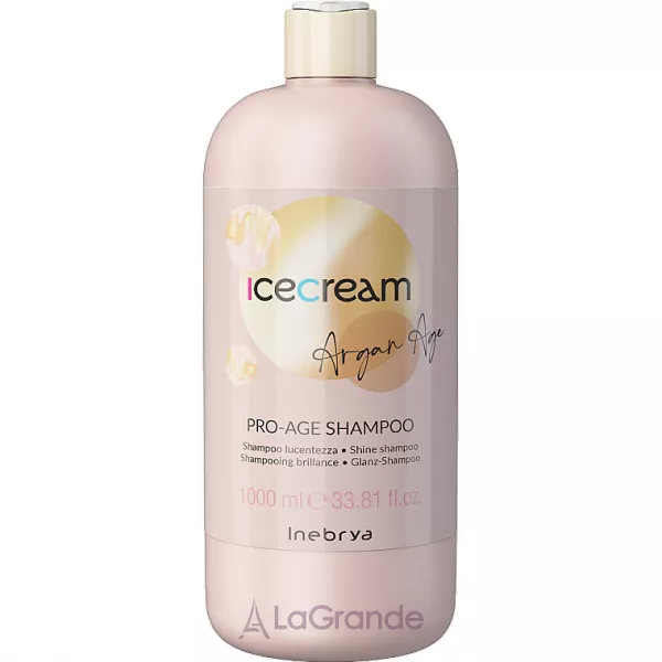 Inebrya Ice Cream Pro Age Shampoo Argan oil ������� � ��������� ������ ��� ����������� �������