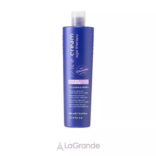 Inebrya Ice Cream Age Therapy Hair Lift Collagen Shampoo ������� ��� ���������� ������ �� ��������� �������