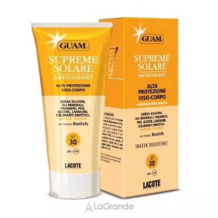 GUAM Supreme Solare Crema Viso-Corpo Alta Protezione �������������� ���� c ��������������� ��������� SPF30