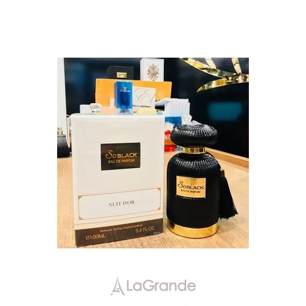 Fragrance World So Black  Nuit D'or ��������������� ���� (������ � ���������)
