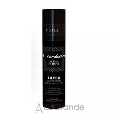 Estel Professional Alpha Homme Carbon Turbo Shampoo for body and hair     