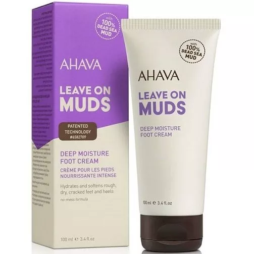 Ahava Leave On Muds Deep Moisture Foot Cream �������� ���� ��� ���