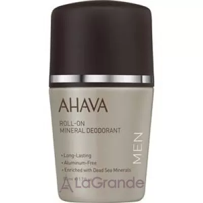 Ahava Time To Energize Men's Roll-On Mineral Deodorant   
