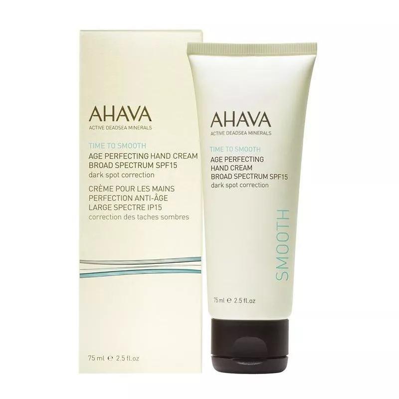 Ahava Time To Smooth Age Perfecting Hand Cream Broad Spectrum SPF 15 ���������� ���� ��� ���