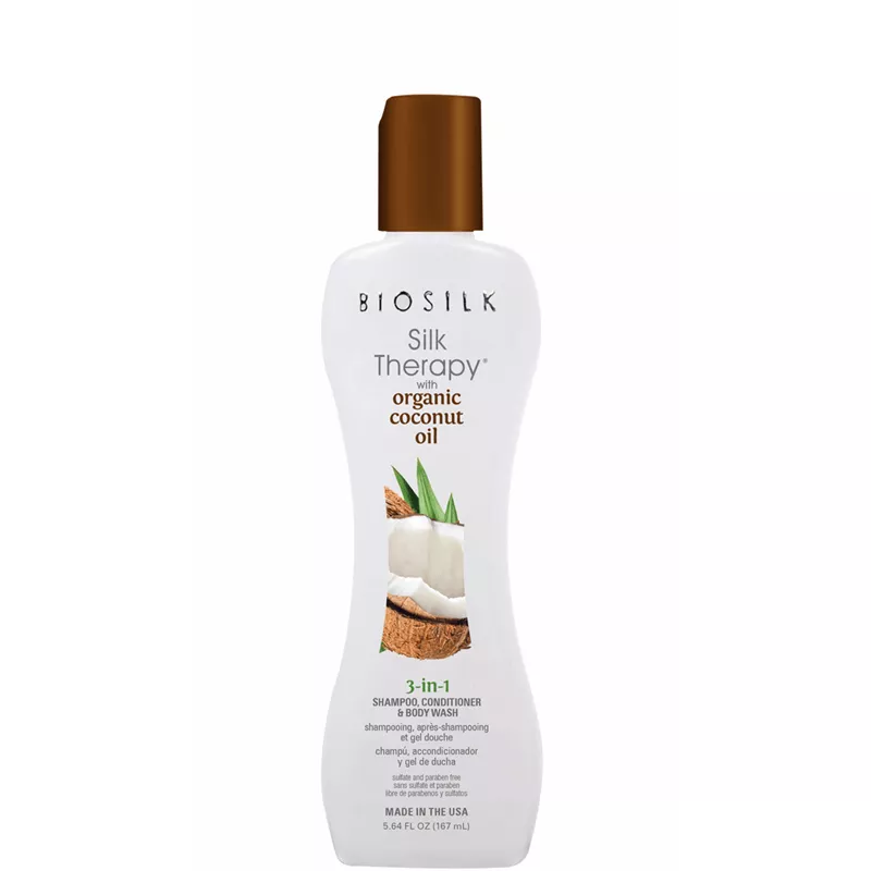 BioSilk Silk Therapy With Organic Coconut Oil 3-in-1 ������� ��� ������� 3�1
