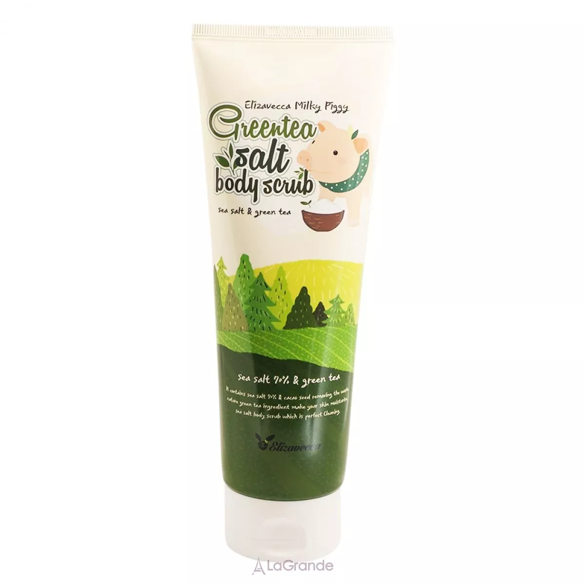 Elizavecca Milky Piggy Greentea Salt Body Scrub ����� ��� ���� � ���������� �������� ���