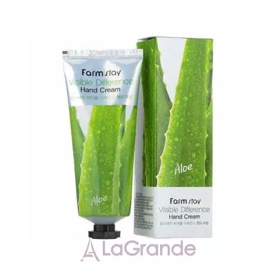 FarmStay Visible Difference Hand Cream Aloe      